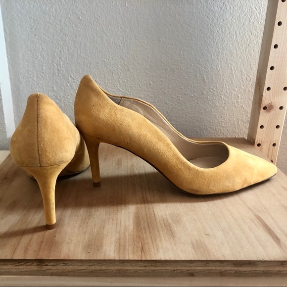 Vince Camuto Leather Mid-Heel Pumps - Rachella - Picture 5 of 5